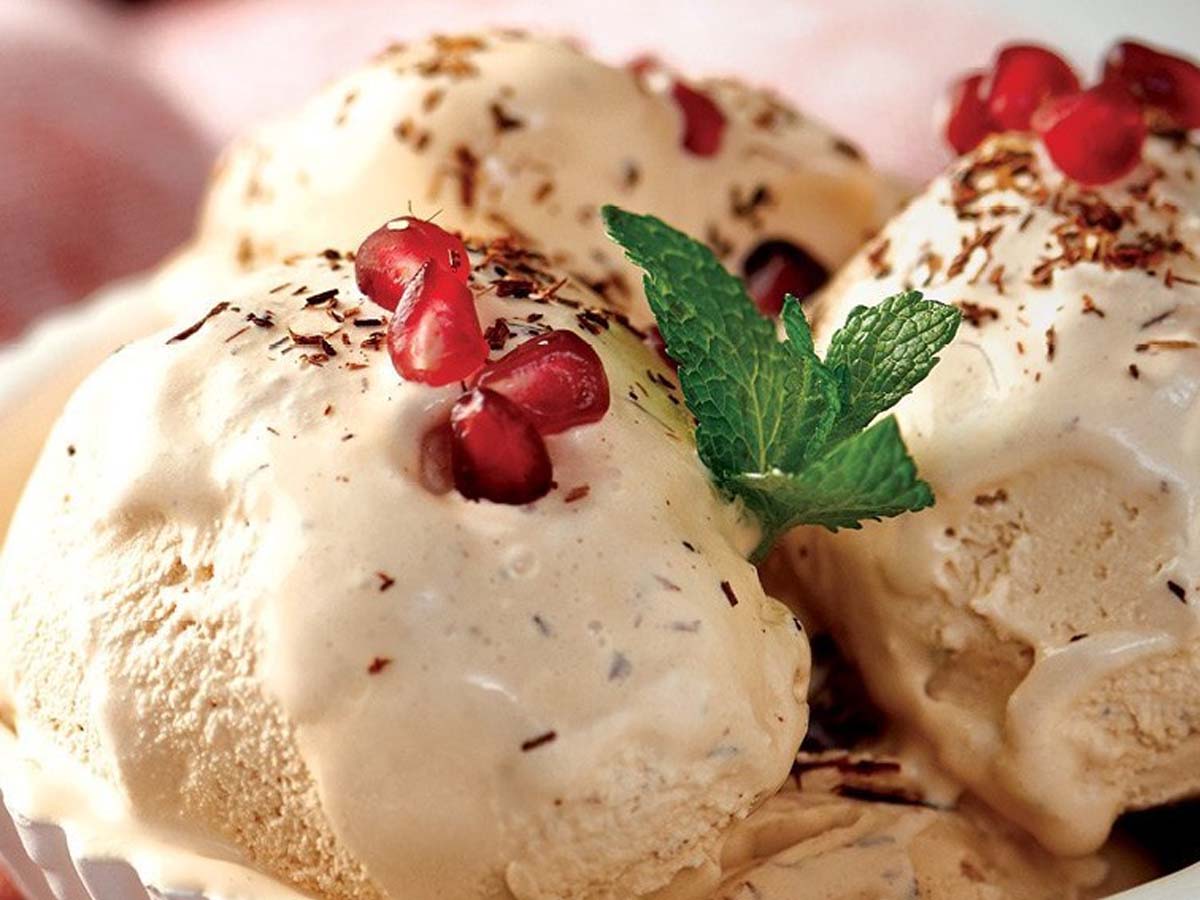 A refreshing scoop of South African Rooibos tea and tangy lemon sorbet.